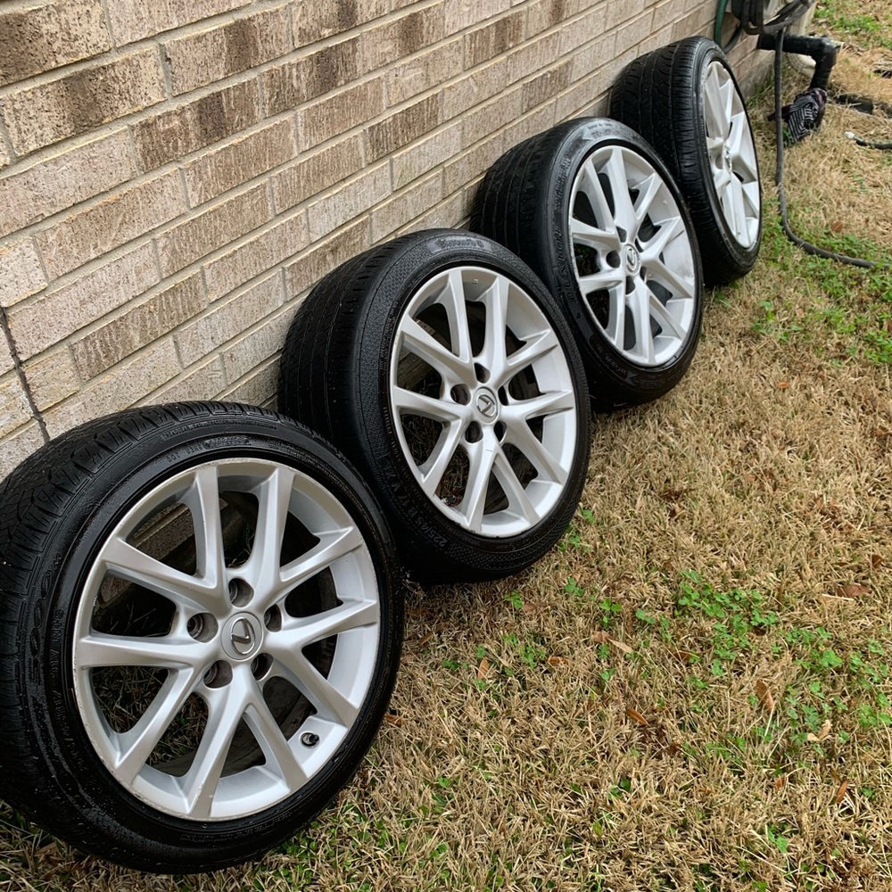 17” Lexus is250 wheels 5x114.3